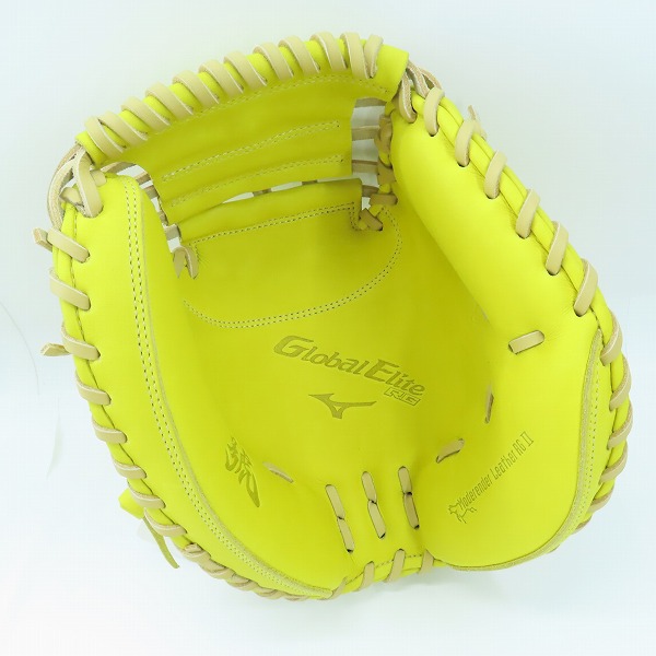 実際に弊社で買取させて頂いた【未使用】MIZUNO/ミズノ グローバルエリート 少年軟式用 號SAKEBI M-R型 右投用 捕手用/キャッチャー用 の画像 2枚目