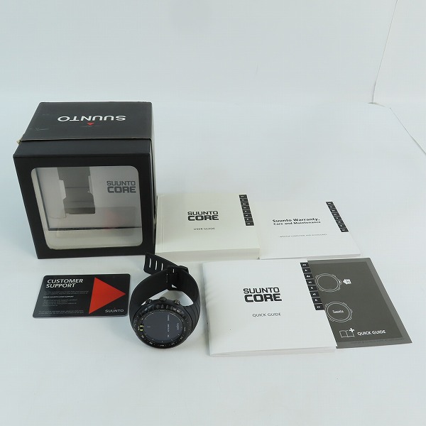 実際に弊社で買取させて頂いたSUUNTO/スント CORE/コア オールブラック 腕時計 SS014279010【動作未確認】の画像 7枚目