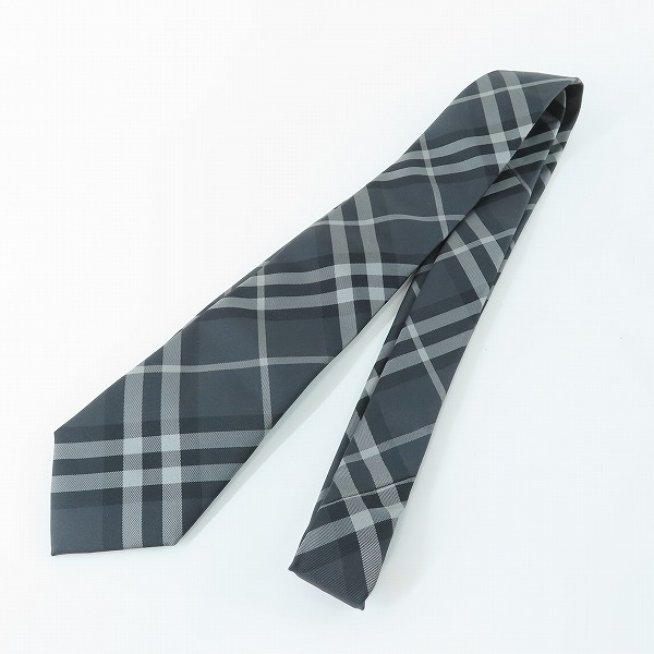 実際に弊社で買取させて頂いたBURBERRY/バーバリー チェック柄 ネクタイ