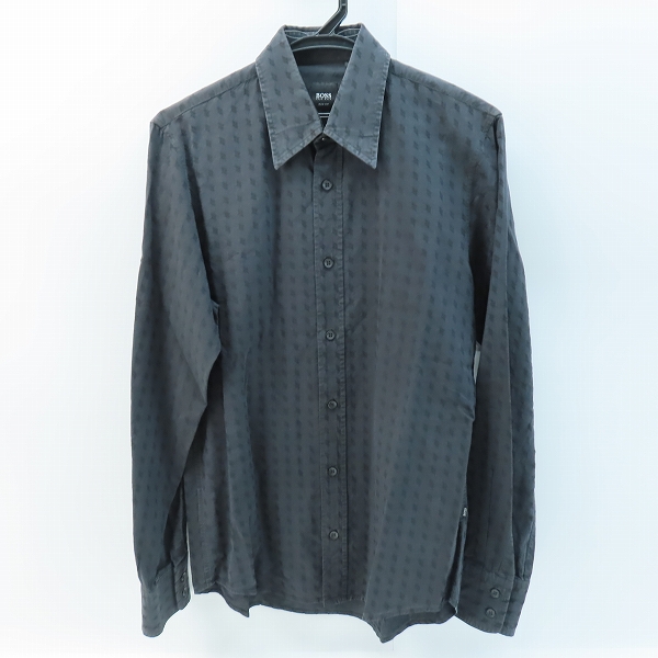 実際に弊社で買取させて頂いたHUGO BOSS/ヒューゴボス 総柄長袖シャツ スリムフィット/S