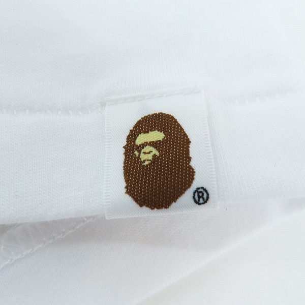 実際に弊社で買取させて頂いたA BATHING APE/アベイシングエイプ BAPE サル プリント 半袖 Tシャツ Mの画像 6枚目