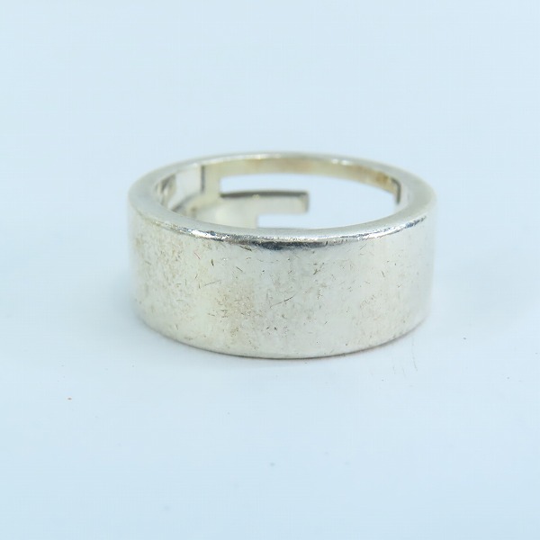 実際に弊社で買取させて頂いたGUCCI/グッチ ブランテッドG Gロゴ リング シルバー 925/13.5号-14号の画像 3枚目