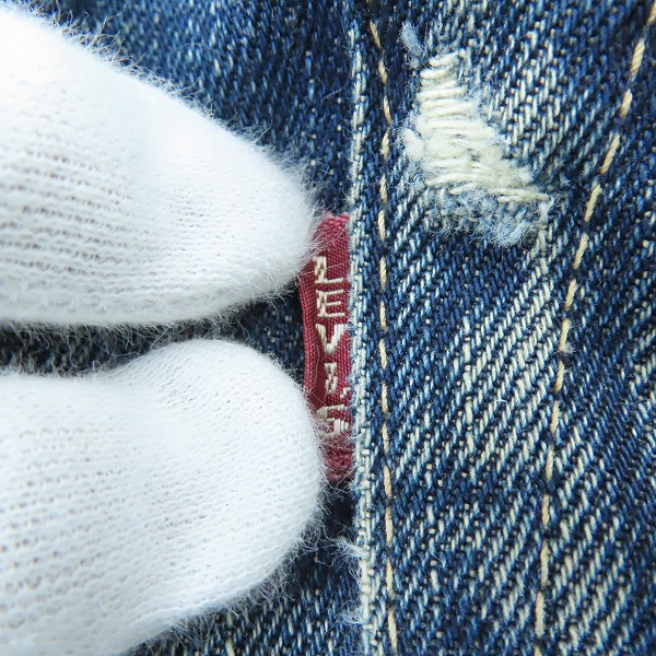 実際に弊社で買取させて頂いたLEVIS/リーバイス 復刻 44年大戦モデル 日本製 デニムパンツ/ジーンズ 44501 J22 J31181 0106/W34の画像 6枚目