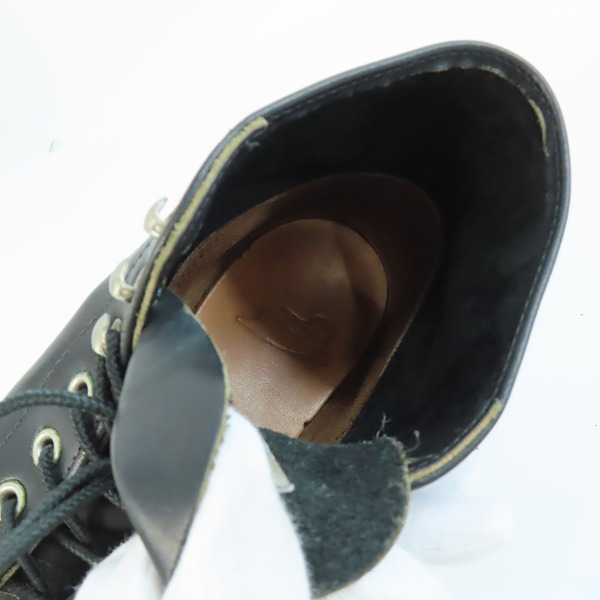 実際に弊社で買取させて頂いたRED WING/レッドウィング PLAIN TOE プレーントゥ レースアップブーツ 9070/8Dの画像 4枚目