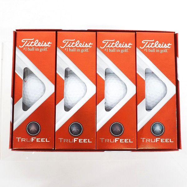 実際に弊社で買取させて頂いた【未使用】Titleist/タイトリスト TRUFEEL ゴルフボール ホワイト 1ダース