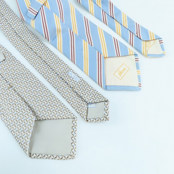 実際に弊社で買取させて頂いたBrioni/ブリオーニ シルク ネクタイ 4点セットの画像 5枚目