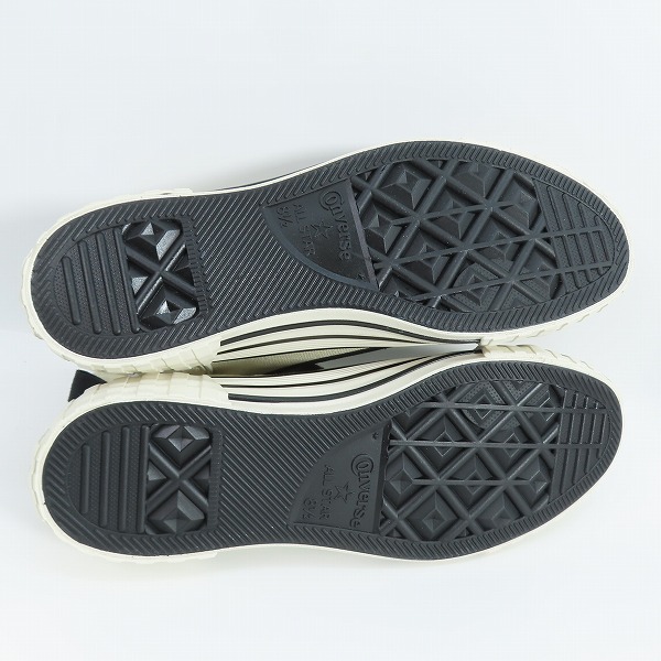 実際に弊社で買取させて頂いた【未使用】 CONVERSE/コンバース オールスター US リブド ハイカット スニーカー 1SD863/27の画像 2枚目