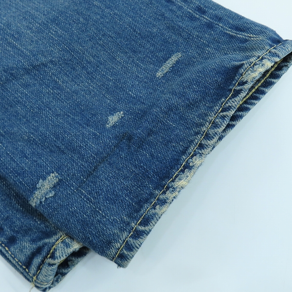 実際に弊社で買取させて頂いたHYSTERIC GLAMOUR/ヒステリックグラマー SP加工 COLLAGE デニムパンツ ペイント加工 0241AP19/W29L32の画像 9枚目