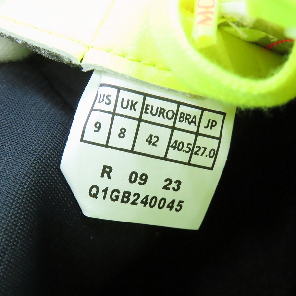 実際に弊社で買取させて頂いた【未使用】 MIZUNO/ミズノ モレリア SALA JAPAN TF Q1GB240045 フットサル シューズ/27の画像 5枚目