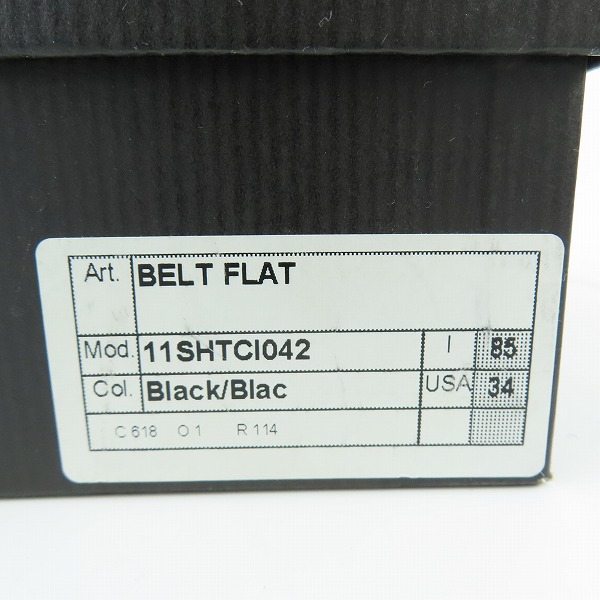 実際に弊社で買取させて頂いたHTC/エイチティーシー スタッズ フラット ベルト 11SHTCI042 85/34の画像 9枚目