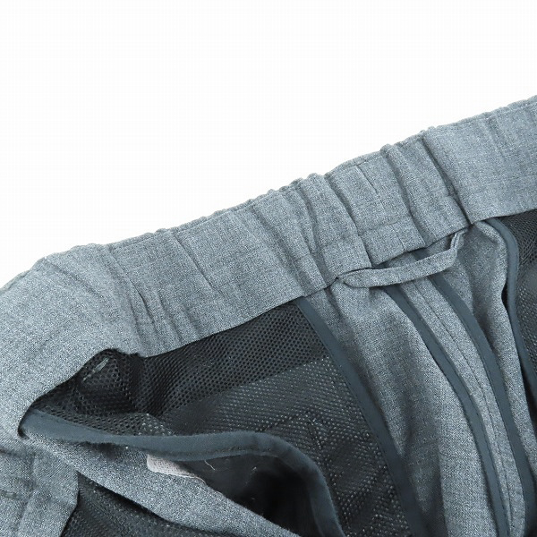 実際に弊社で買取させて頂いたTOMORROWLAND/トゥモローランド ストレッチトロピカルイージースラックス グレー 63-04-02-04203/Sの画像 7枚目