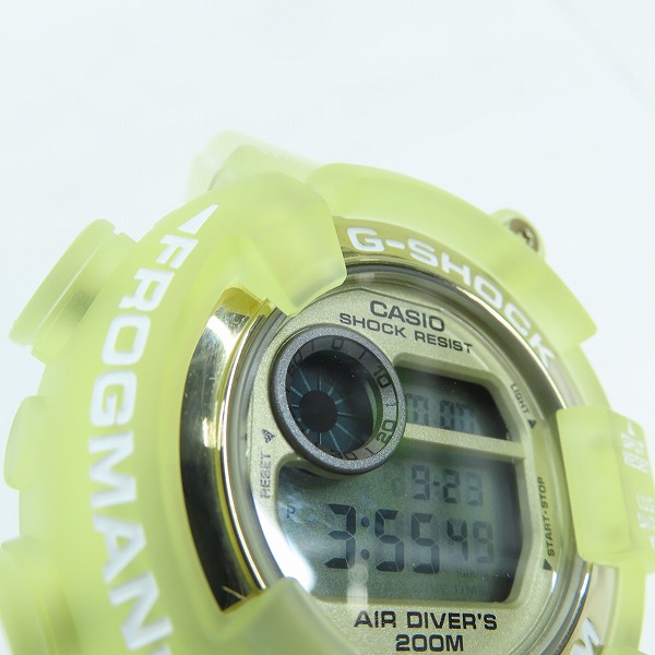 実際に弊社で買取させて頂いたG-SHOCK/Gショック W.C.C.S FROGMAN/フロッグマン ELマンタ 腕時計/ウォッチ  DW-8201WC-9Tの画像 6枚目