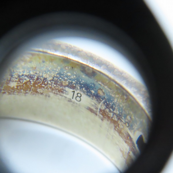 実際に弊社で買取させて頂いたGUCCI/グッチ Gロゴ シルバー925 リング/指輪/17号の画像 8枚目