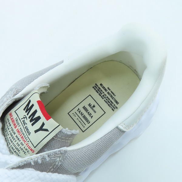 実際に弊社で買取させて頂いたMaison MIHARA YASUHIRO/メゾンミハラヤスヒロ BLAKEY/ブレイキー スニーカー A08FW735/42の画像 4枚目