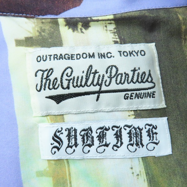 実際に弊社で買取させて頂いたWACKOMARIAxSUBLIME/ワコマリア×サブライム S/S HAWAIIAN SHIRT TYPE-1/アロハシャツ/ハワイアンシャツ SUBLIME-WM-HI01/Mの画像 2枚目