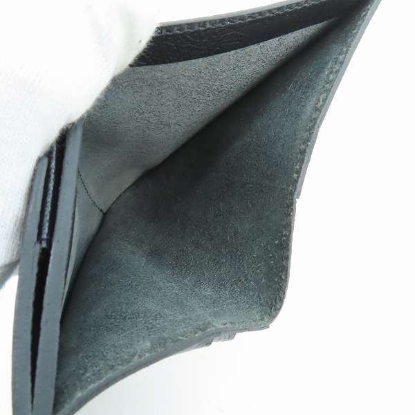 実際に弊社で買取させて頂いたIL BISONTE/イルビゾンテ 2024AW ボックスフラップ スクエア レザーウォレット/財布の画像 5枚目