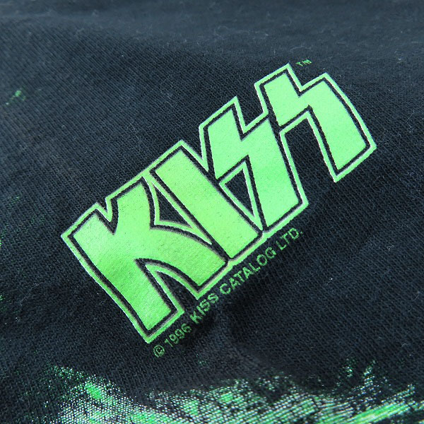 実際に弊社で買取させて頂いたCRONIES社 96年 ヴィンテージ KISS/キッズ バンド プリントTシャツ XLの画像 5枚目