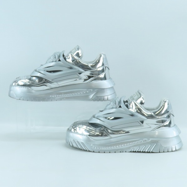 実際に弊社で買取させて頂いたVERSACE/ヴェルサーチ odissea/オデュッセイ メデューサ スニーカー/43の画像 3枚目