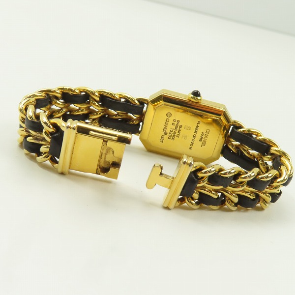 実際に弊社で買取させて頂いたCHANEL/シャネル プルミエール M レディース腕時計 クォーツ【動作未確認】の画像 3枚目