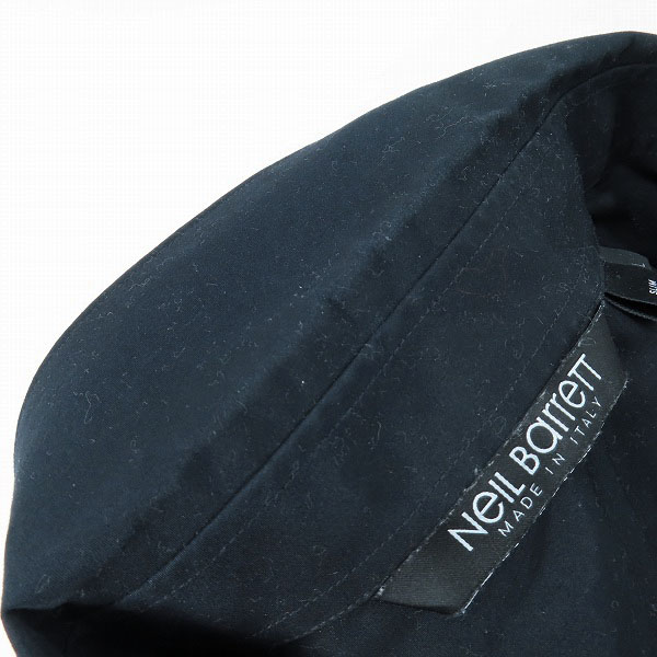 実際に弊社で買取させて頂いたNEIL BARRETT/ニール バレット Sketch Bolt Pattern Shirt/スケッチボルト 長袖シャツ PBCM1473C Q013S/Lの画像 6枚目
