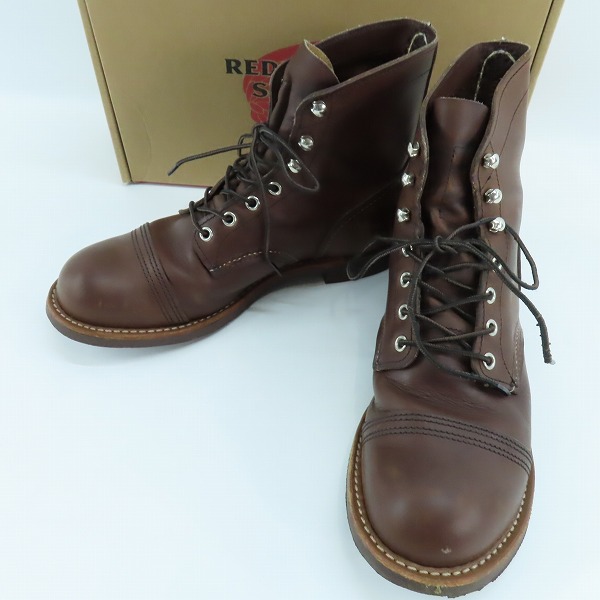 実際に弊社で買取させて頂いたRED WING/レッドウィング IRON RANGER/アイアン レンジャー 08111/8.5