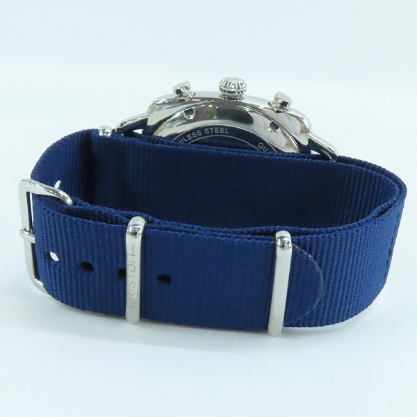 実際に弊社で買取させて頂いたBRISTON/ブリストン Clubmaster Vintage/クラブマスターヴィンテージ ブルー クオーツ 17140.PS.V.15.LFNB【動作未確認】の画像 2枚目