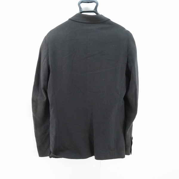 実際に弊社で買取させて頂いたANN DEMEULEMEESTER/アンドゥムルメステール テーラードジャケット ブラック/Mの画像 1枚目