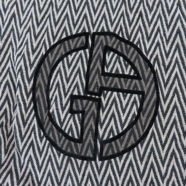 実際に弊社で買取させて頂いたGIORGIO ARMANI/ジョルジオアルマーニ ロゴ 総柄 半袖 Tシャツ 48の画像 3枚目
