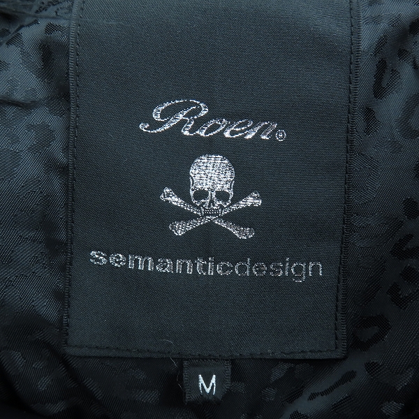 実際に弊社で買取させて頂いたRoen/ロエン×semantic design/セマンティックデザイン フェイクムートンコート/Mの画像 2枚目