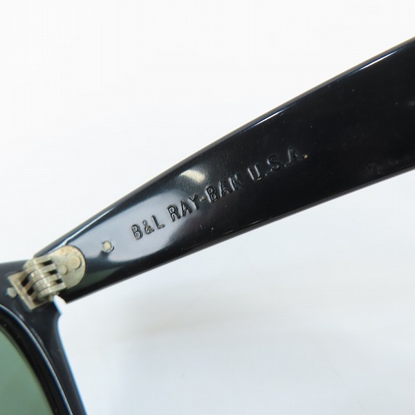 実際に弊社で買取させて頂いたRay-Ban/レイバン B&L/ボシュロム社製 WAYFARER II ウェイファーラー2 サングラスの画像 4枚目