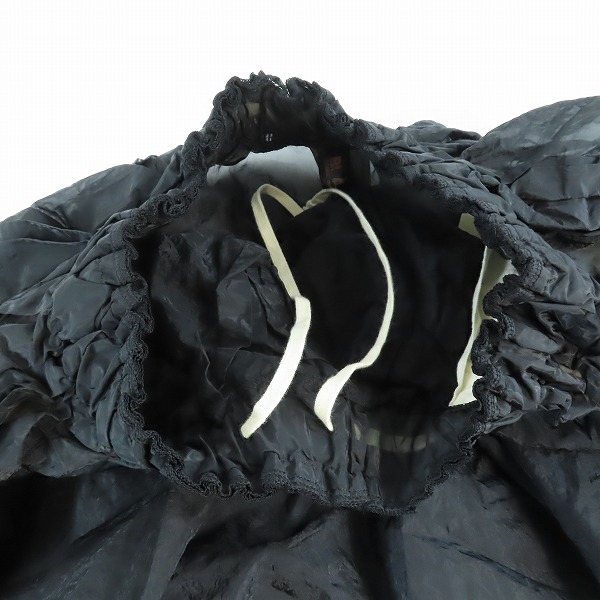 実際に弊社で買取させて頂いたBLACK COMME des GARCONS/ブラックコムデギャルソン シースルー スカート 1F-S011/Sの画像 2枚目