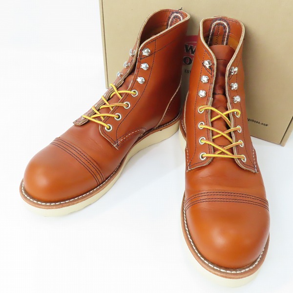 実際に弊社で買取させて頂いたRED WING/レッドウィング IRON RANGER TRACTION TRED/アイアンレンジャー トラクショントレッド ワークブーツ 8089 8D