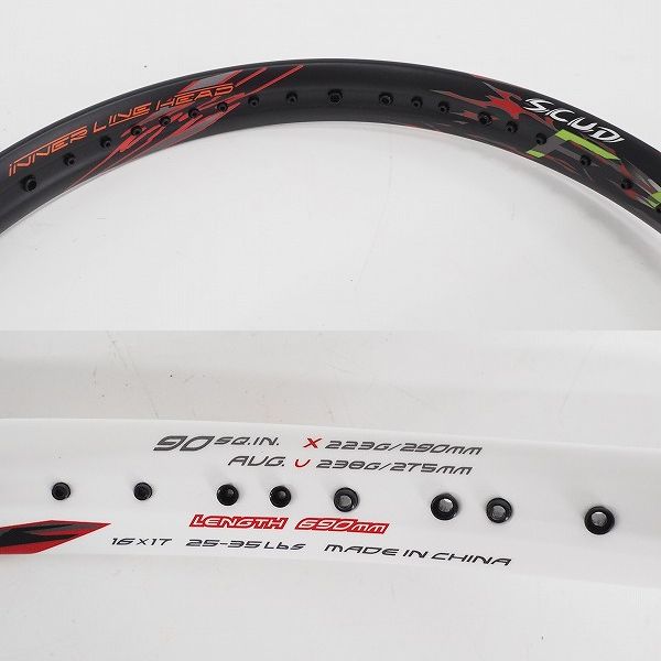 実際に弊社で買取させて頂いた【未使用】MIZUNO/ミズノ F SPEED V-01/エフスピード V-01 ソフト 軟式テニスラケットの画像 2枚目