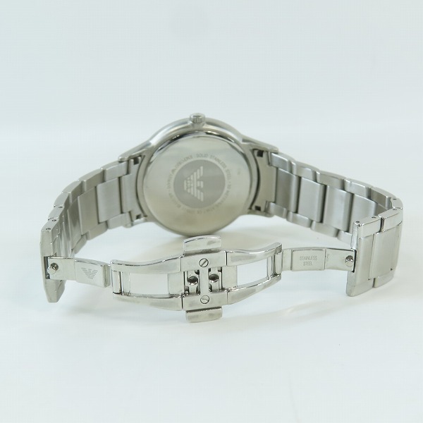 実際に弊社で買取させて頂いたEMPORIO ARMANI/エンポリオアルマーニ クォーツ  ステンレス 腕時計 AR-11118の画像 3枚目