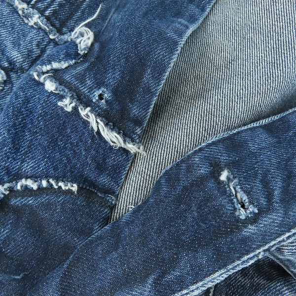 実際に弊社で買取させて頂いたDIESEL BLACK GOLD/ディーゼル ブラックゴールド デニムジャケット JARTEMBRY/48の画像 8枚目