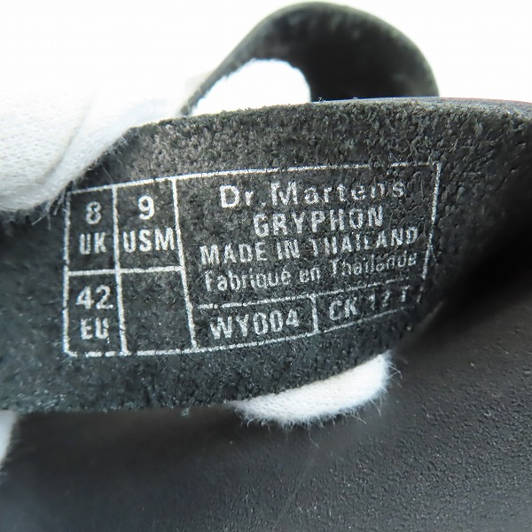 実際に弊社で買取させて頂いたDr.Martens /ドクターマーチン GRYPHON STRAP SANDAL/グリフォン レザーストラップサンダル 15695001/UK8の画像 5枚目