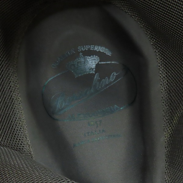 実際に弊社で買取させて頂いたBorsalino/ボルサリーノ 中折れ ハット 帽子 ブラウン 56cmの画像 5枚目