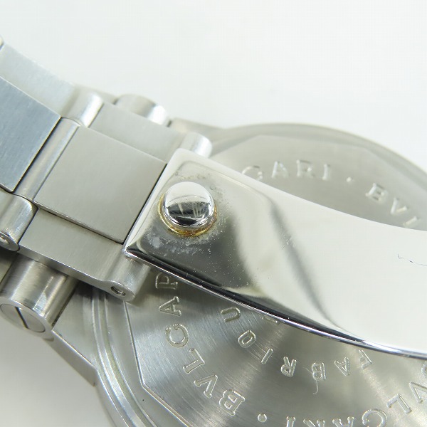 実際に弊社で買取させて頂いたBVLGARI/ブルガリ ディアゴノ スポーツ デイト AUTOMATIC/オートマチック/自動巻き 腕時計/ウォッチ LCV35Sの画像 8枚目
