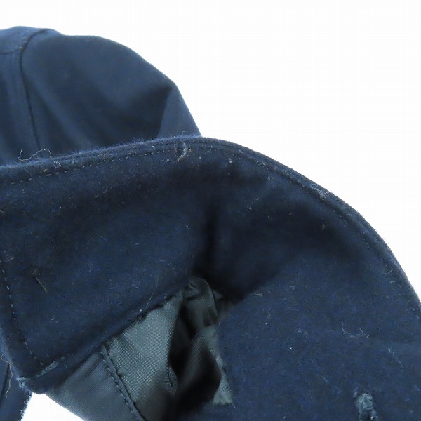 実際に弊社で買取させて頂いたBLUE BLUE/ブルーブルー ウール/カシミヤ CPOシャツジャケット ST828 /1の画像 6枚目