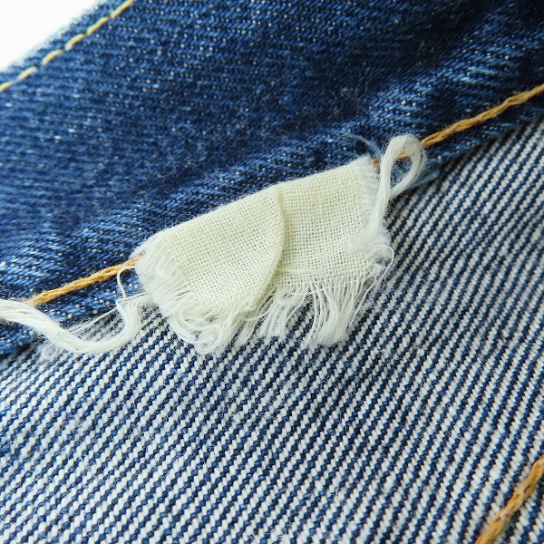 実際に弊社で買取させて頂いたSUGAR CANE/シュガーケーン 赤耳 隠しリベット デニムパンツの画像 5枚目