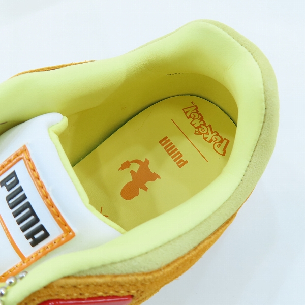 実際に弊社で買取させて頂いた【未使用】POKEMON×PUMA/ポケモン×プーマ SLIPSTREAM CHARMANDER/スリップストリーム ヒトカゲ スニーカー 387686-01/23.5の画像 4枚目