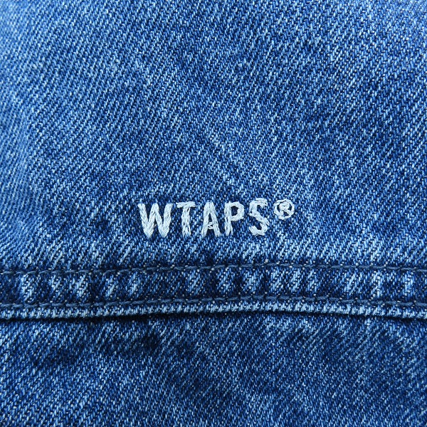実際に弊社で買取させて頂いたWTAPS/ダブルタップス ACTIVE / JACKET アクティブ デニムジャケット 241WVDT-JKM02/03の画像 5枚目
