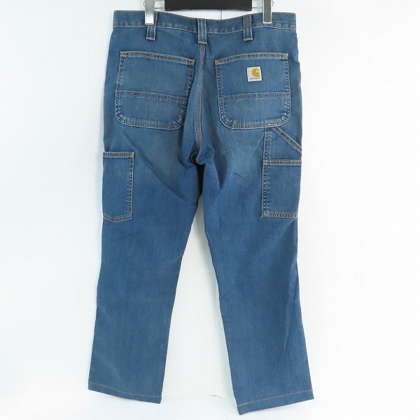 実際に弊社で買取させて頂いたCarhartt/カーハート RUGGED FLEX RELAXED FIT UTILITY JEANS デニム ワークパンツ 102808 32×32の画像 1枚目