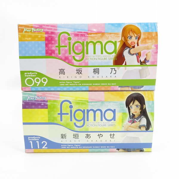 実際に弊社で買取させて頂いたMaxFactory/マックスファクトリー 俺の妹がこんなに可愛いわけがない figma 099 高坂桐乃 / figma 112 新垣あやせ 2点セットの画像 5枚目