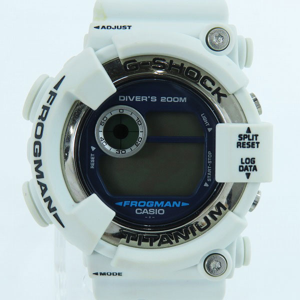 実際に弊社で買取させて頂いたG-SHOCK/Gショック FROGMAN/フロッグマン メンイン ホワイトグレー クォーツ 腕時計 DW-8200LG-8JR 【動作未確認】