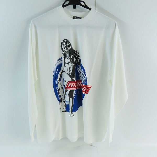 実際に弊社で買取させて頂いた【未使用】HYSTERIC GLAMOUR/ヒステリックグラマー プリントデザイン カットソー Tシャツ 02243CL01500/XL