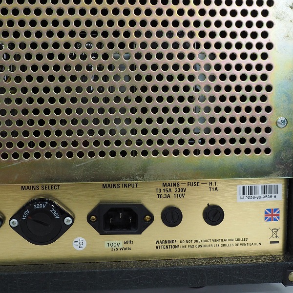 実際に弊社で買取させて頂いた★Marshall/マーシャル JCM800 2203 100W ギター用チューブ/真空管 ヘッドアンプ【動作確認済】の画像 7枚目