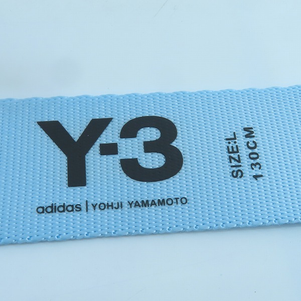 実際に弊社で買取させて頂いたY-3/ワイスリー CLASSIC LOGO BELT/クラシックロゴベルト IW7526 23E001の画像 3枚目