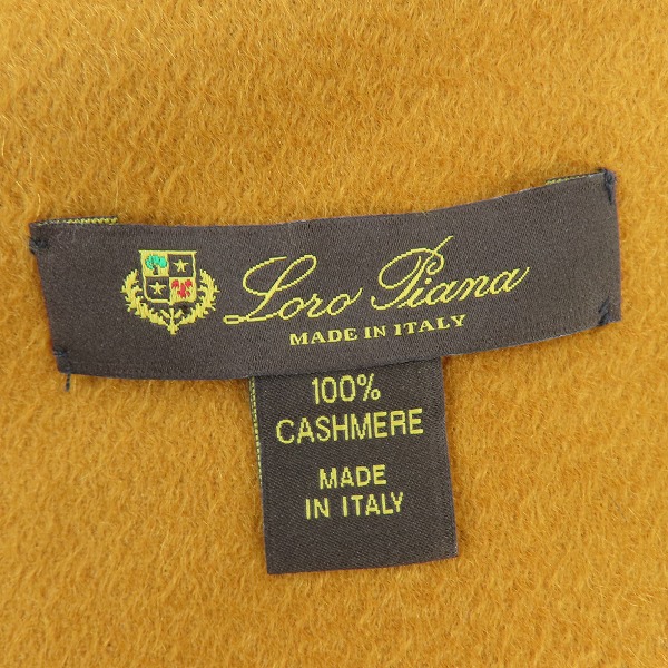 実際に弊社で買取させて頂いたLoro Piana/ロロピアーナ カシミヤ 100% マフラーの画像 1枚目