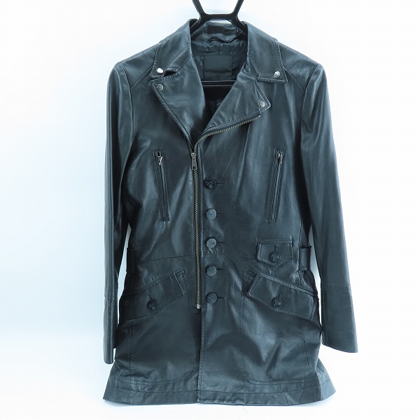 実際に弊社で買取させて頂いたRoen/ロエン×semantic design/セマンティックデザイン ラムレザー トレンチコート/M